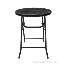 60cm Metal Mesh Folding Round Table